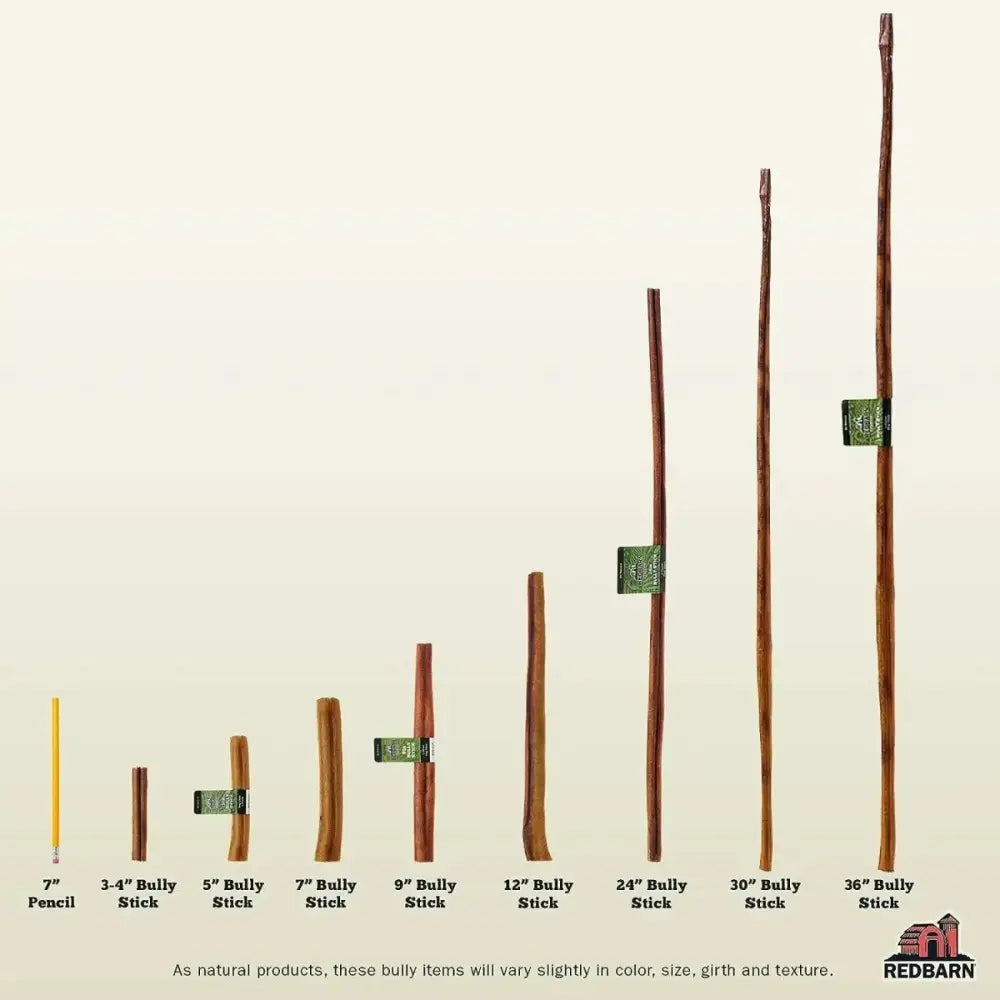 Redbarn 9" Bully Sticks for Dogs 9" (Pack of 50) - Talis Us