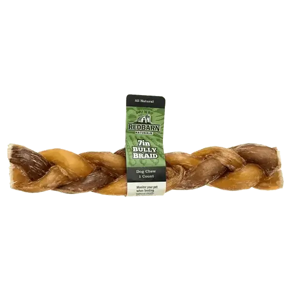 Redbarn Braided Bully Sticks 7" Dog Treats 3 Pack - Talis Us
