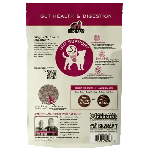 Redbarn Pet Products Air Dried Gut Support Beef & Lamb Dry Dog Food - Talis Us