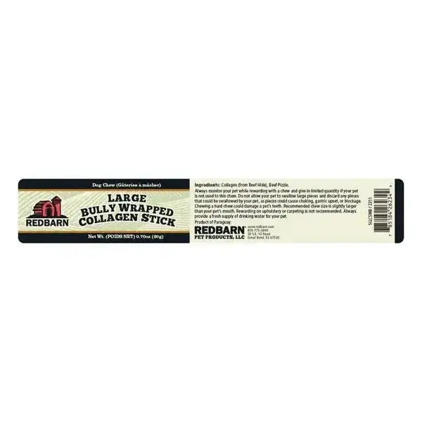 Redbarn Pet Products Bully Wrapped Collagen Stick - Talis Us