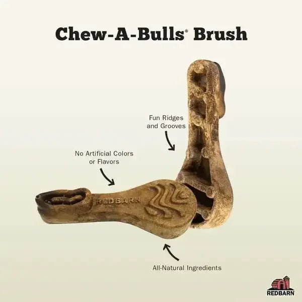 Redbarn Pet Products Chew - A - Bulls Brush Dog Dental Treat - Talis Us