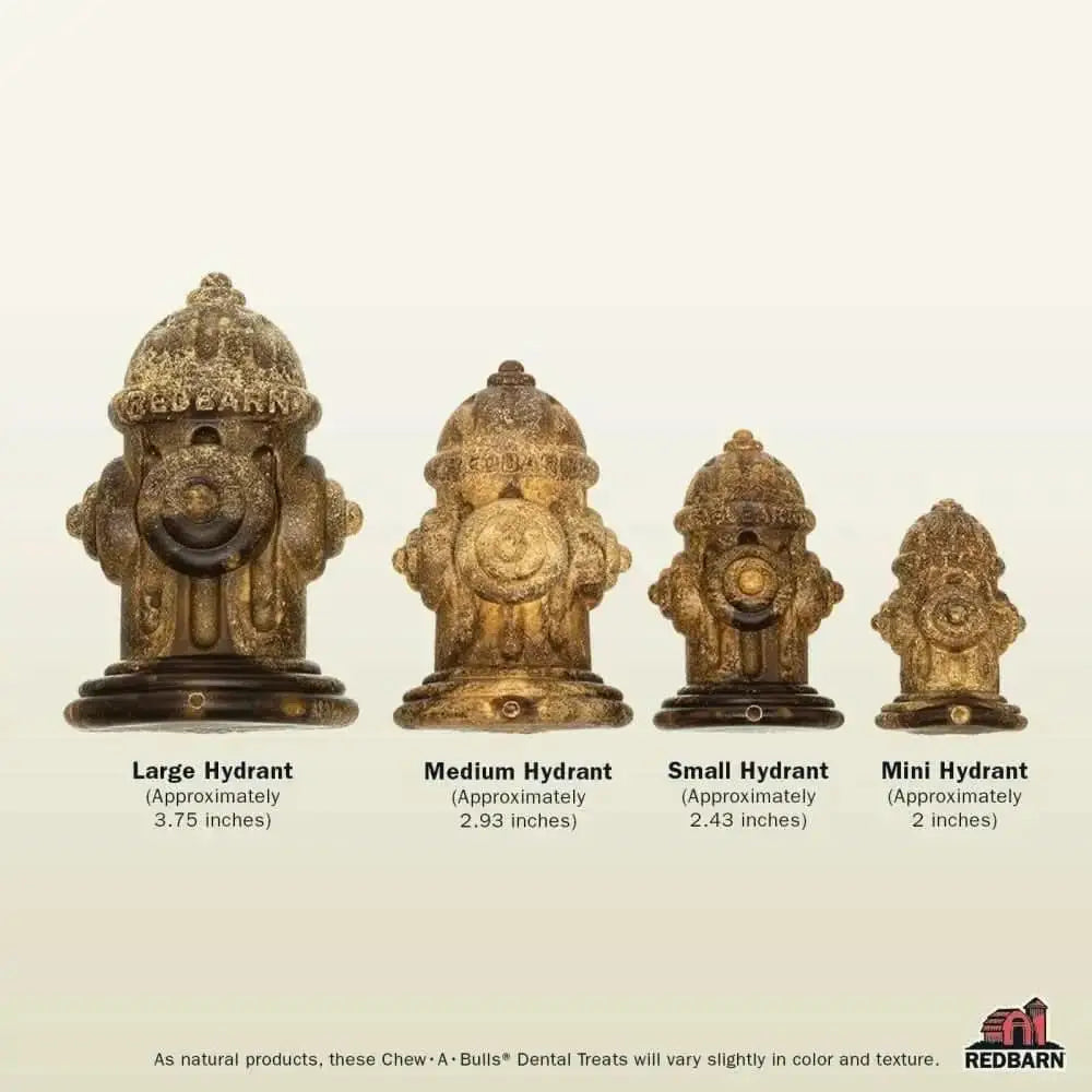 Redbarn Pet Products Chew-A-Bulls Hydrant Dog Treat Redbarn