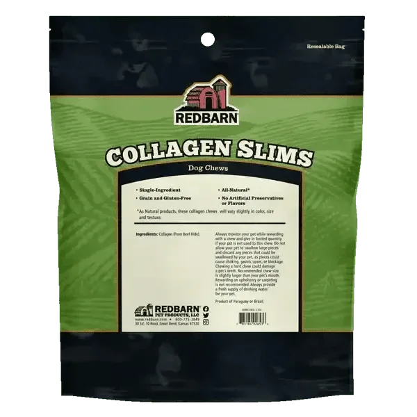 Redbarn Pet Products Collagen Slims Dog Treat 10 oz - Talis Us