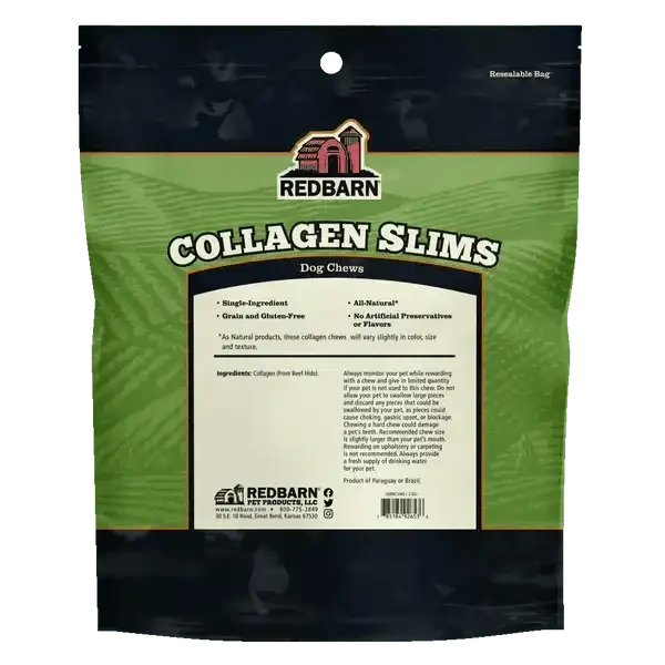 Redbarn Pet Products Collagen Slims Dog Treat 10 oz - Talis Us