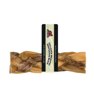 Redbarn Pet Products Redbarn Collagen Wrapped Esophagus Braid Dog Treat 30 ct - Talis Us