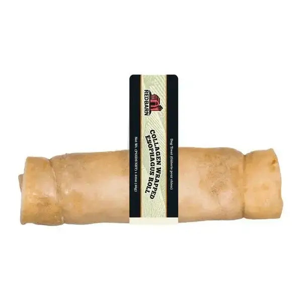 Redbarn Pet Products Redbarn Collagen Wrapped Esophagus Roll Dog Treat 25 ct - Talis Us