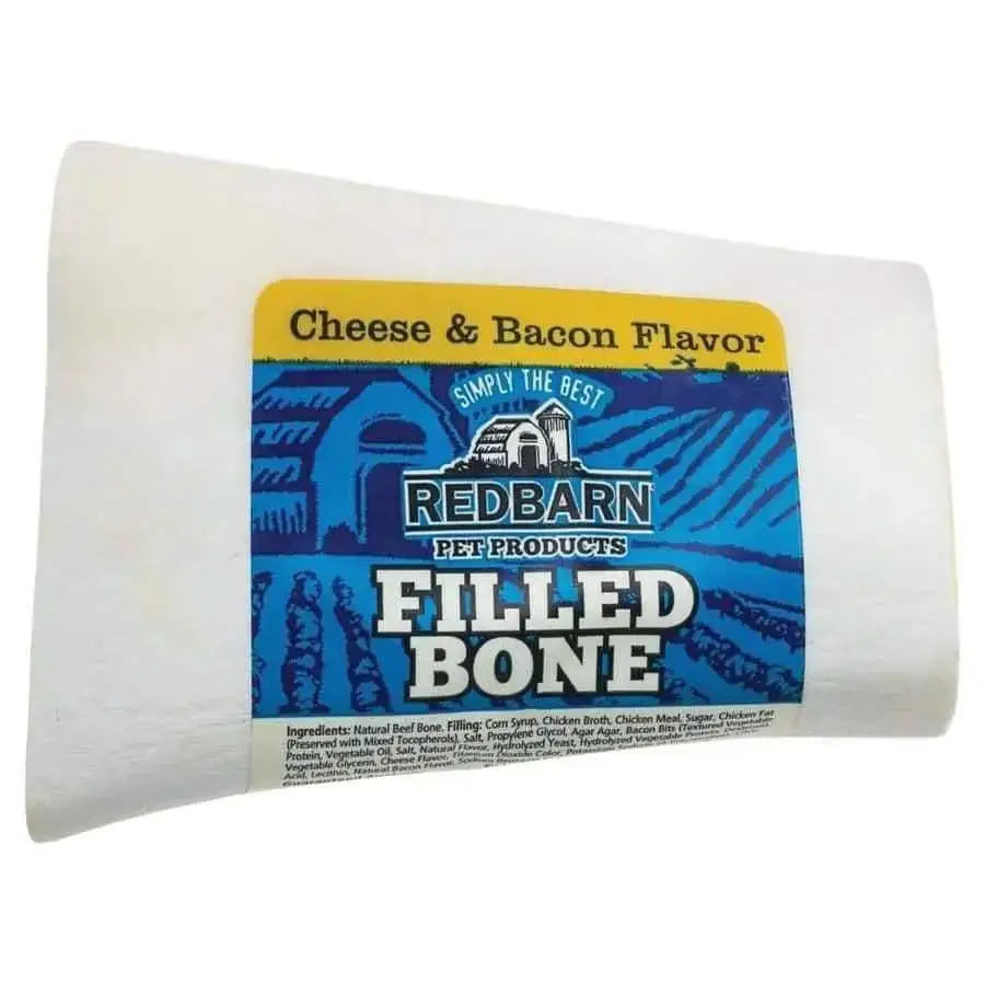 Redbarn Pet Products Filled Bone Cheese n Bacon Dog Treat Redbarn