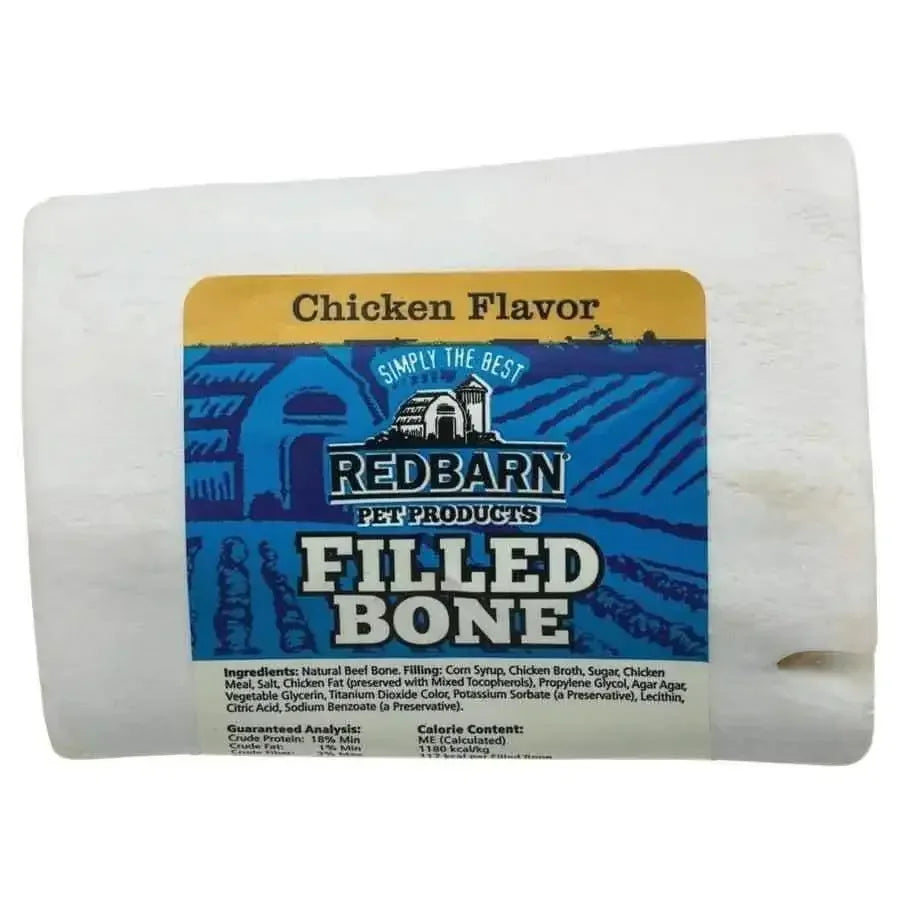 Redbarn Pet Products Filled Bone Chicken Dog Treat Redbarn