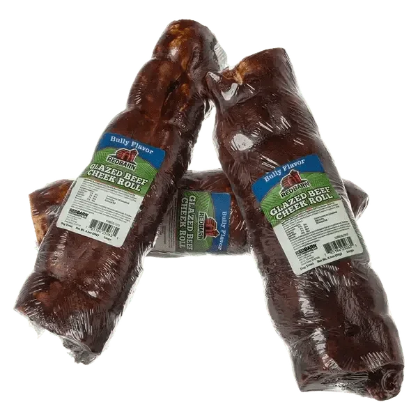 Redbarn Pet Products Glazed Beef Cheek Roll Dog Treat - Talis Us