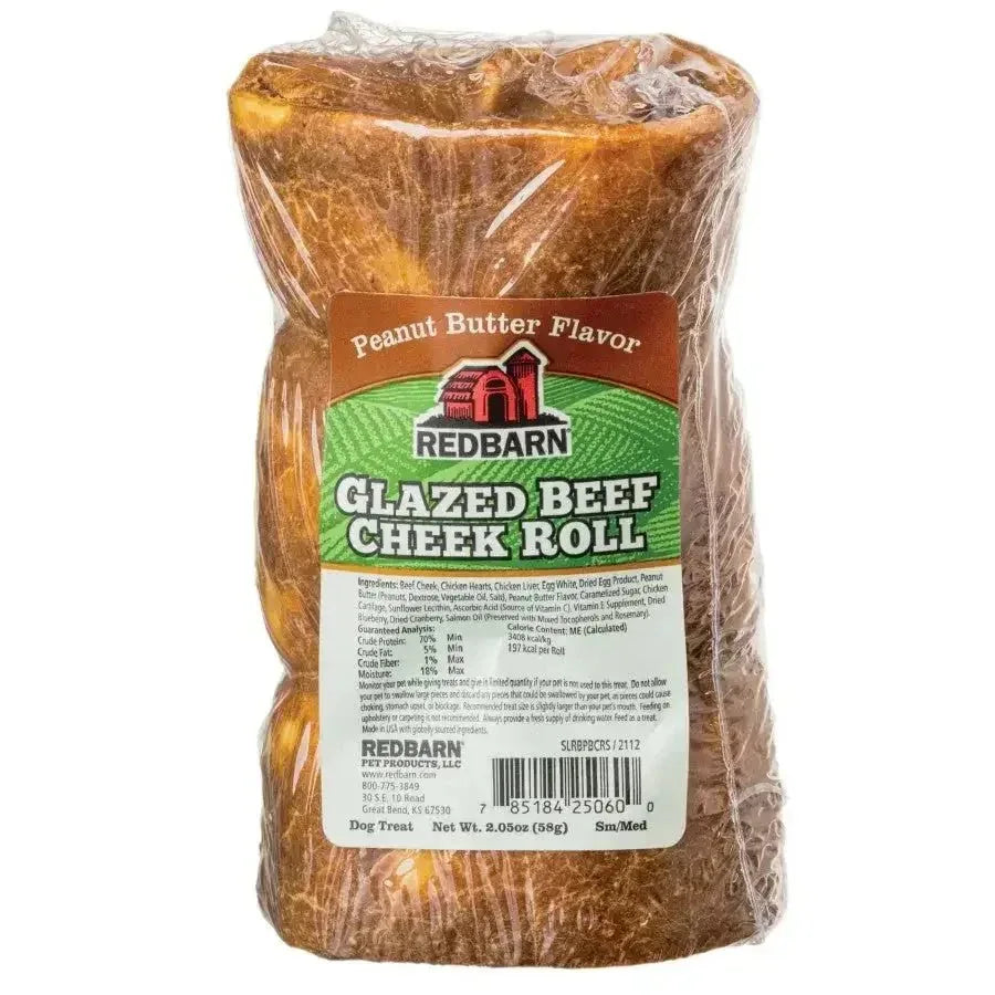 Redbarn Pet Products Glazed Beef Cheek Roll Dog Treat - Talis Us