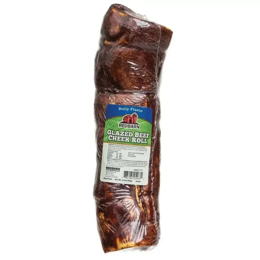 Redbarn Pet Products Glazed Beef Cheek Roll Dog Treat - Talis Us