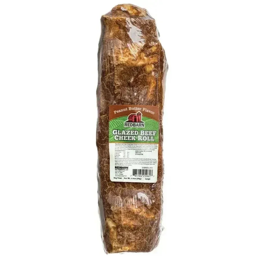 Redbarn Pet Products Glazed Beef Cheek Roll Dog Treat - Talis Us