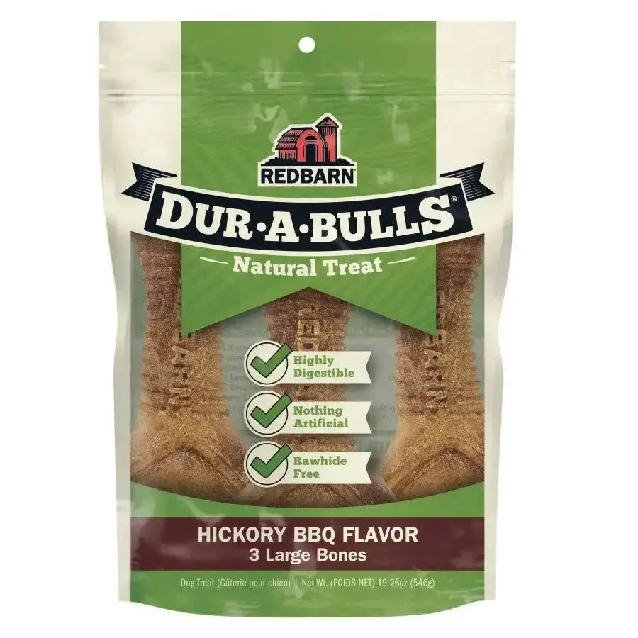 Redbarn Pet Products Hickory BBQ Dur - A - Bulls Bone Healthy Dog Chew - Talis Us