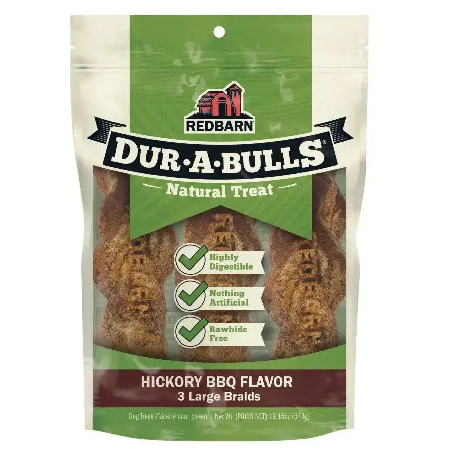Redbarn Pet Products Hickory BBQ Dur - A - Bulls Braid Healthy Dog Chew - Talis Us