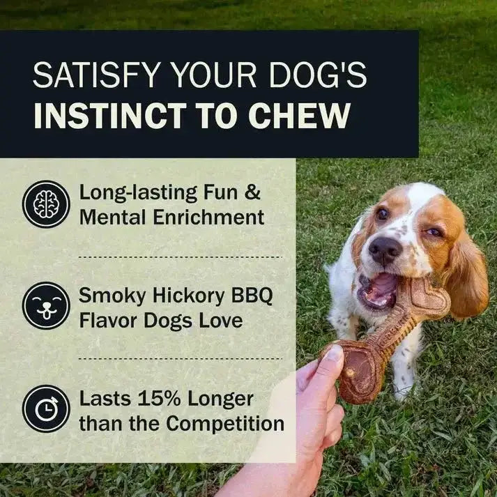 Redbarn Pet Products Hickory BBQ Dur - A - Bulls Braid Healthy Dog Chew - Talis Us