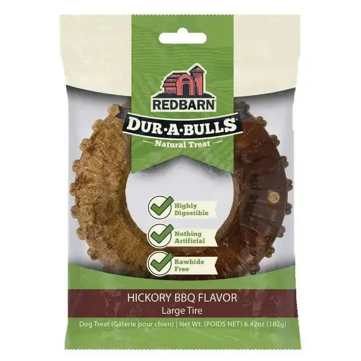 Redbarn Pet Products Hickory BBQ Dur - A - Bulls Tire Healthy Dog Chew - Talis Us