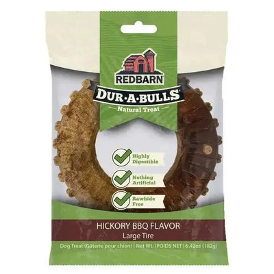 Redbarn Pet Products Hickory BBQ Dur - A - Bulls Tire Healthy Dog Chew - Talis Us