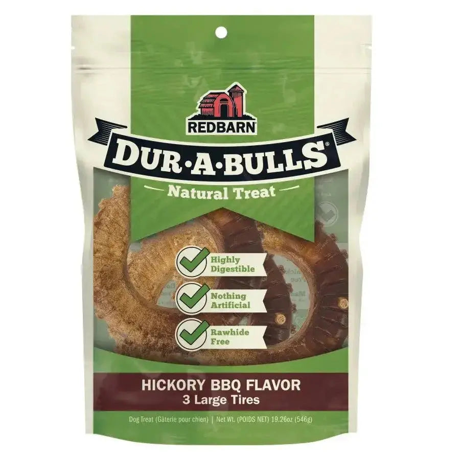 Redbarn Pet Products Hickory BBQ Dur - A - Bulls Tire Healthy Dog Chew - Talis Us
