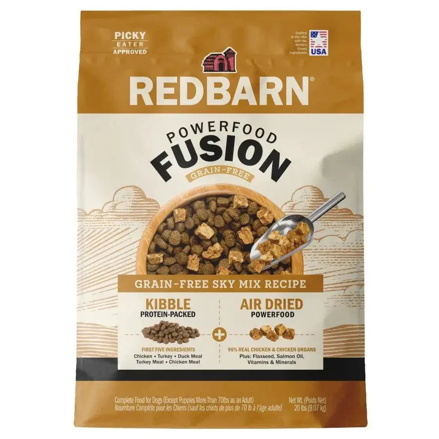 Redbarn Pet Products Powerfood Fusion Grain - Free Sky Mix Dry Dog Food - Talis Us