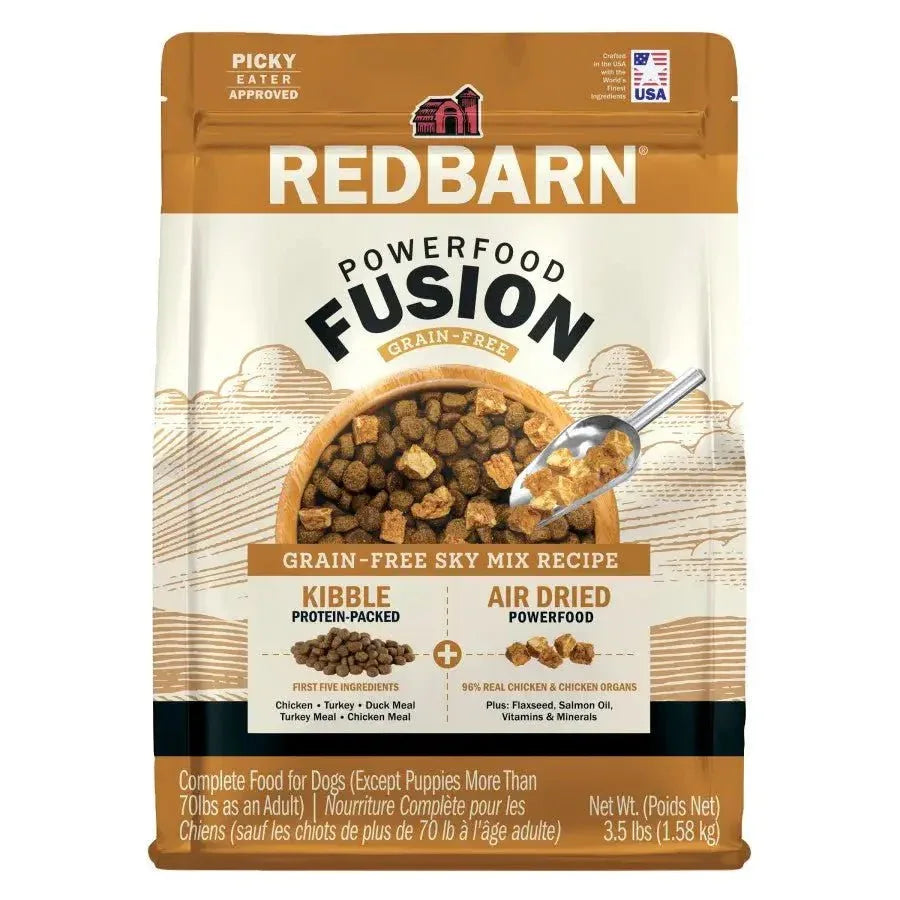 Redbarn Pet Products Powerfood Fusion Grain - Free Sky Mix Dry Dog Food - Talis Us
