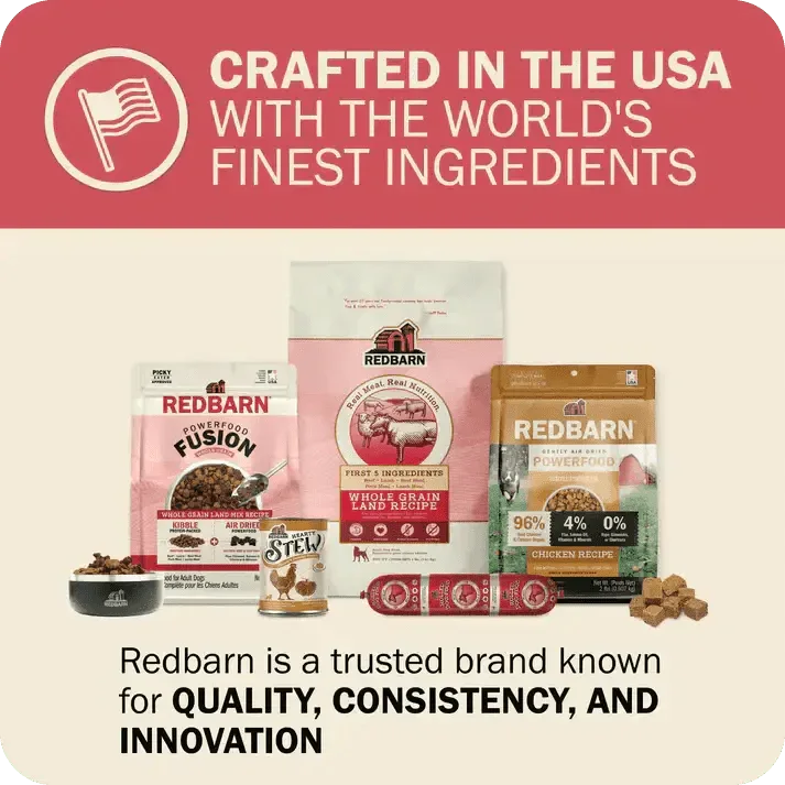 Redbarn Pet Products Powerfood Fusion Whole Grain Land Mix Beef Recipe Dry Dog Food - Talis Us