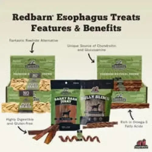 Redbarn Pet Products Puff Braid Dog Treat Redbarn