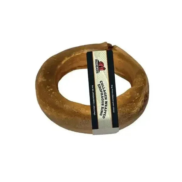 Redbarn Pet Products Redbarn Collagen Wrapped Esophagus Ring Dog Treat 18 ct - Talis Us