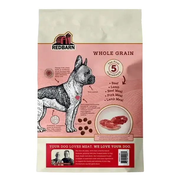 Redbarn Pet Products Whole Grain Land Recipe Dog Food Redbarn