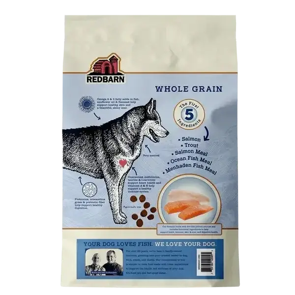 Redbarn Pet Products Whole Grain Ocean Recipe Dog Food Redbarn