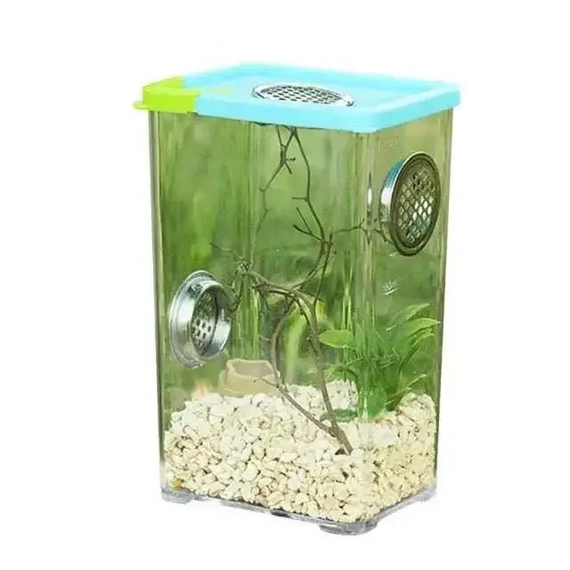 Reptile Breeding Box Clear Acrylic Reptile Feeding Insect Reptile Cage Terrarium - Talis Us