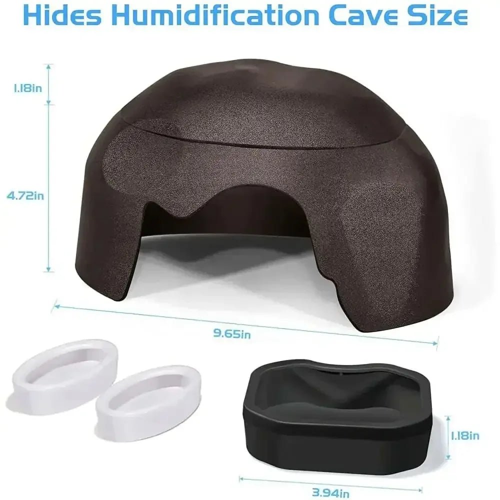 Reptile Hides Humidification Cave Damp Hideout, Suitable For Lizards Leopard Gecko - Talis Us