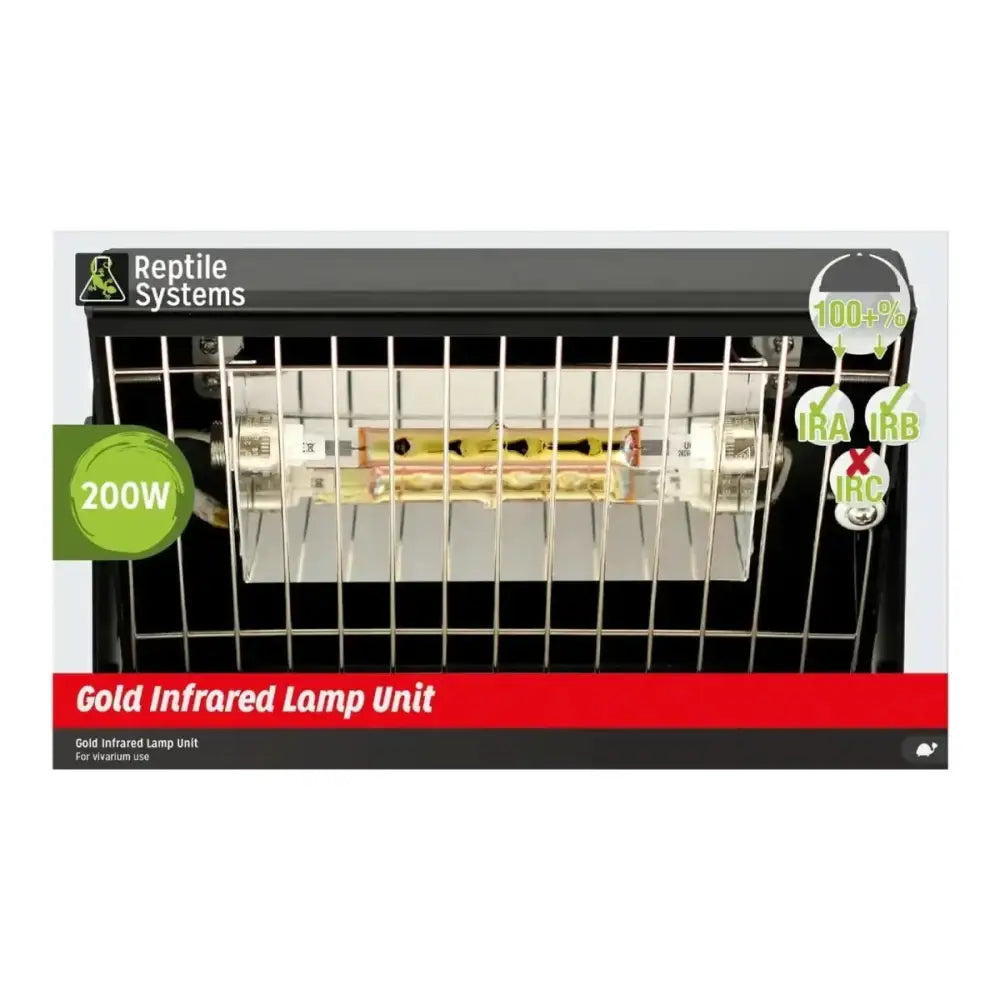 Reptile Systems Eco Gold Infrared Reptile Heat Lamp Unit - Talis Us