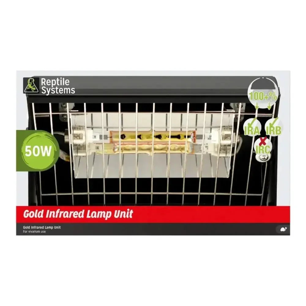 Reptile Systems Eco Gold Infrared Reptile Heat Lamp Unit - Talis Us