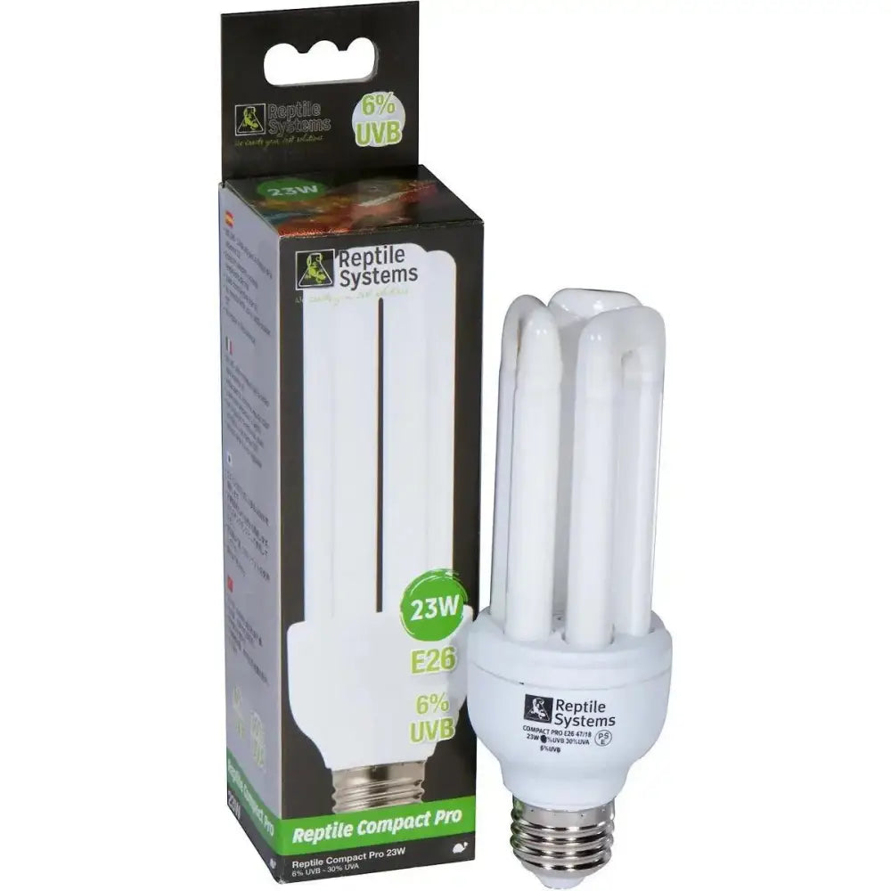 Reptile Systems Forest Compact Pro Basking Lamp 6% UVB Bulb - Talis Us