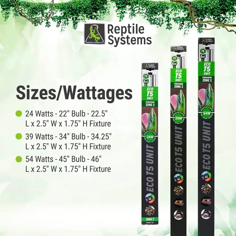 Reptile Systems Full Spectrum UVA & UVB Amphibian & Reptile Lighting Zone 2 Lamp 6% - Talis Us