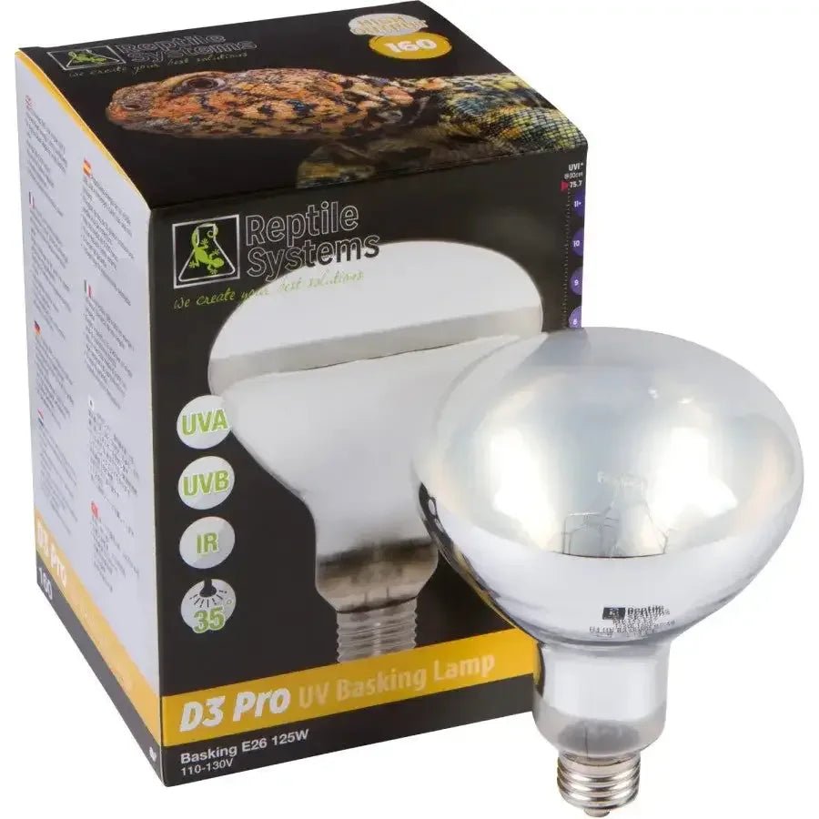 Reptile Systems Mercury Vapor D3 Pro UV Basking Lamp - Talis Us