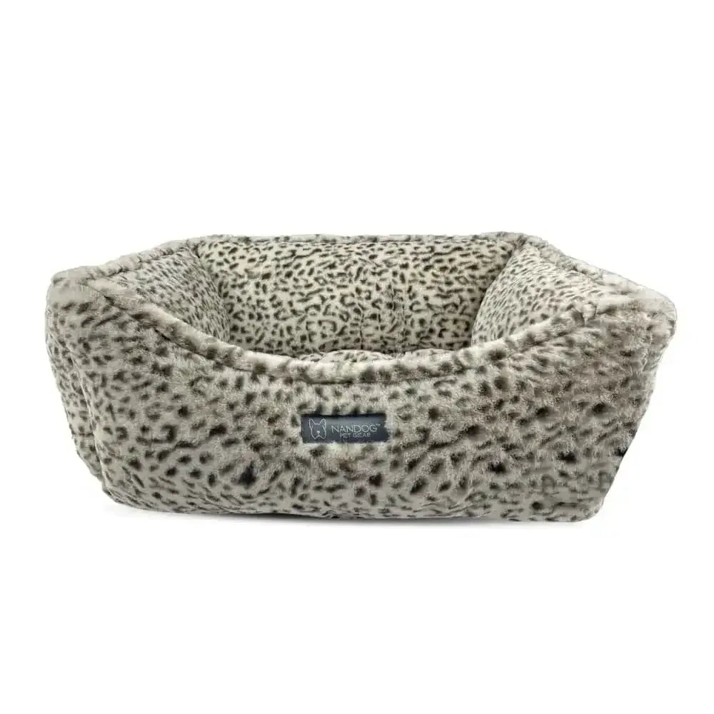 Reversible Cheetah Pet Bed - Tan - Talis Us