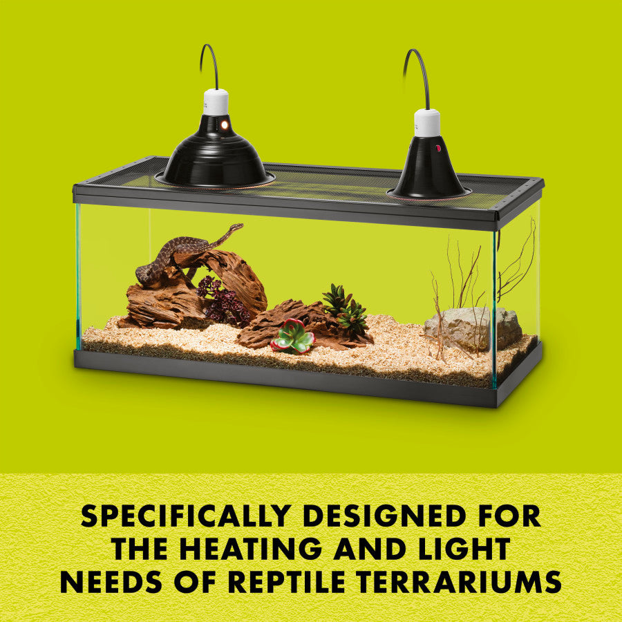 Zilla Reflector Dome Light - Enhance Your Reptile's Habitat with Style and Efficiency