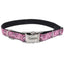 Ribbon Adjustable Nylon Dog Collar with Metal Buckle Ribbon CPD