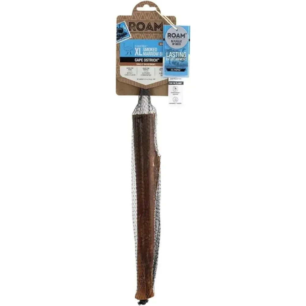 Roam Pet Ostrich Marrow Bone Long Lasting Dog Chew 2pk - Talis Us