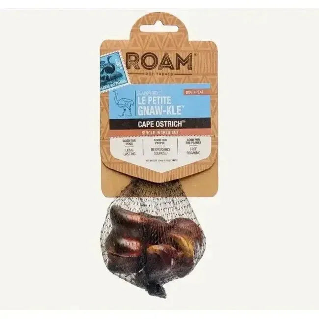 Roam Pet Treats Gnaw - Kle Ostrich Knuckle Dog Chew - Talis Us
