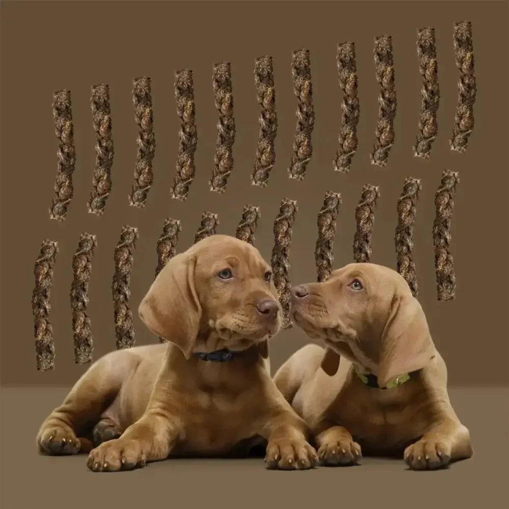 Roam Pet Treats Ossy Hide Twists Ostrich Dog Chew - Talis Us