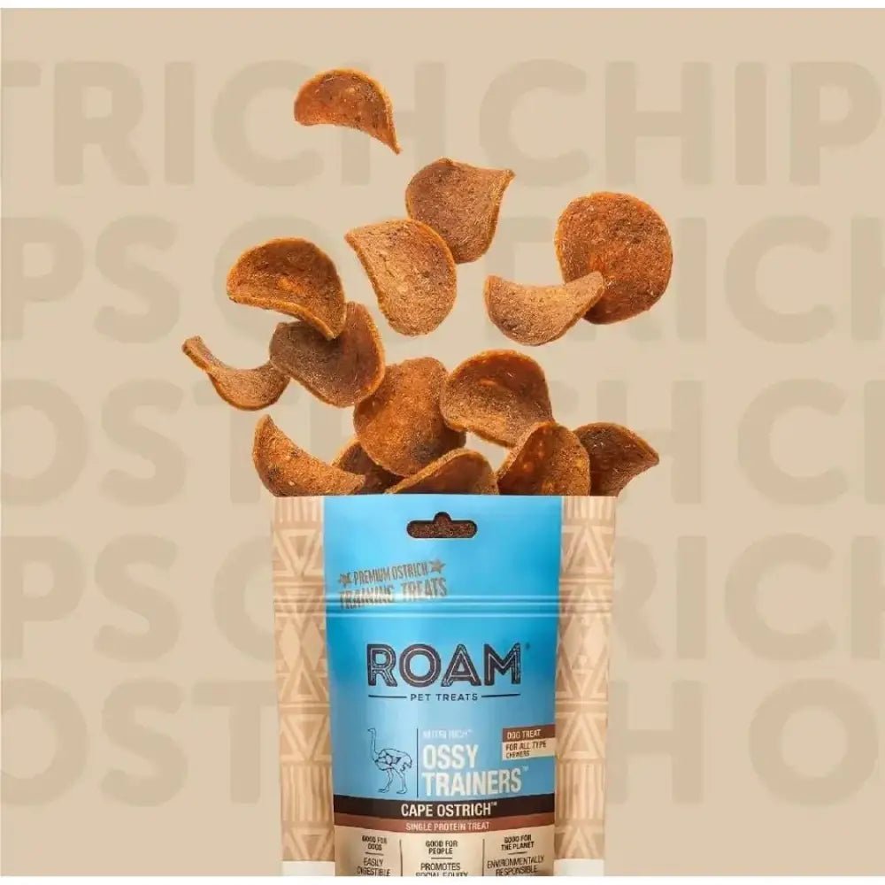 Roam Pet Treats Ossy Trainers Ostrich Training Treats for Dogs - Talis Us