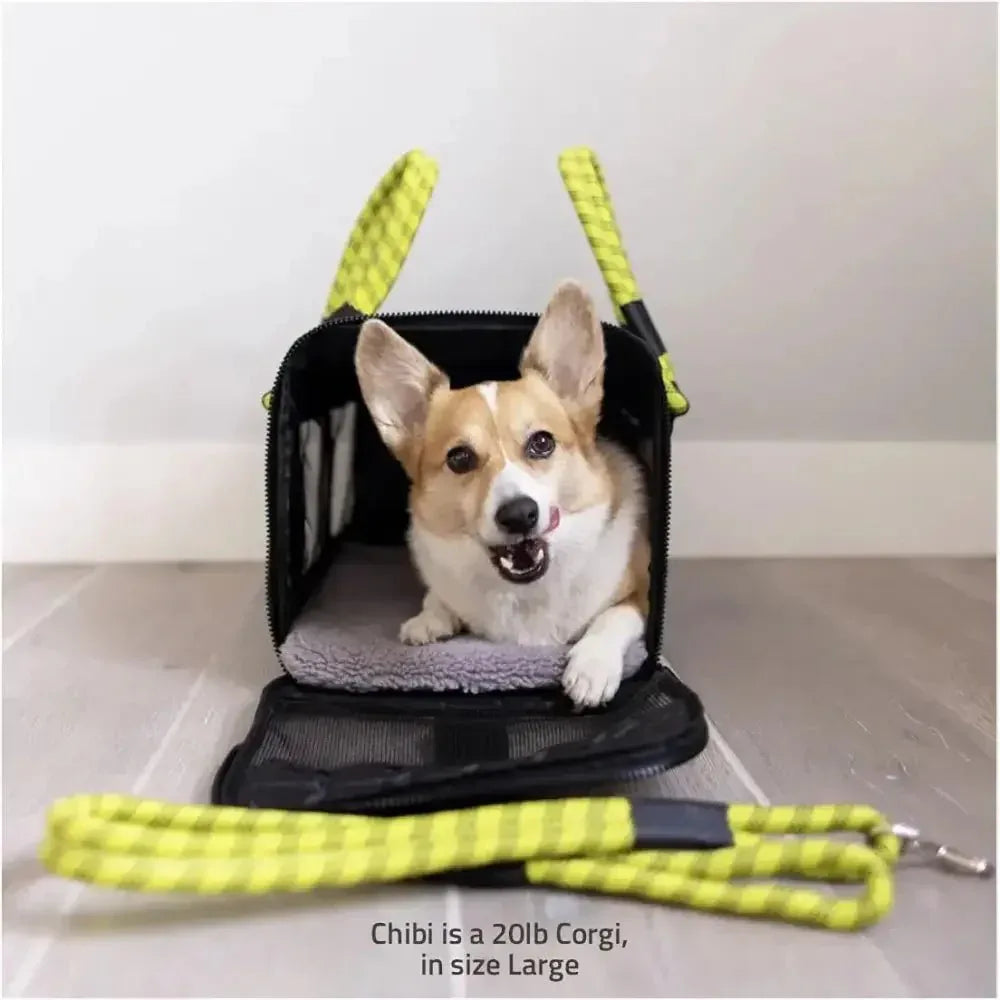 ROVERLUND Airline Compliant Pet Carrier, Travel Bag & Car Seat - Talis Us