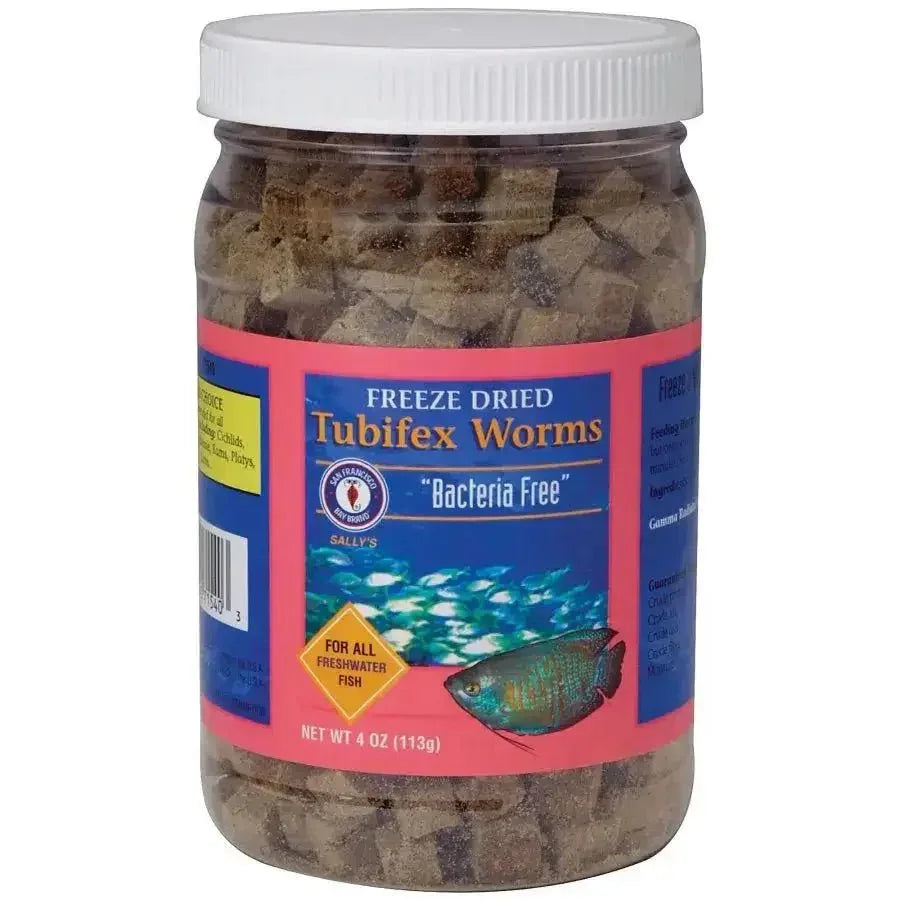 San Francisco Bay Brand Bacteria Free Tubifex Worms Freeze Dried Fish Food - Talis Us