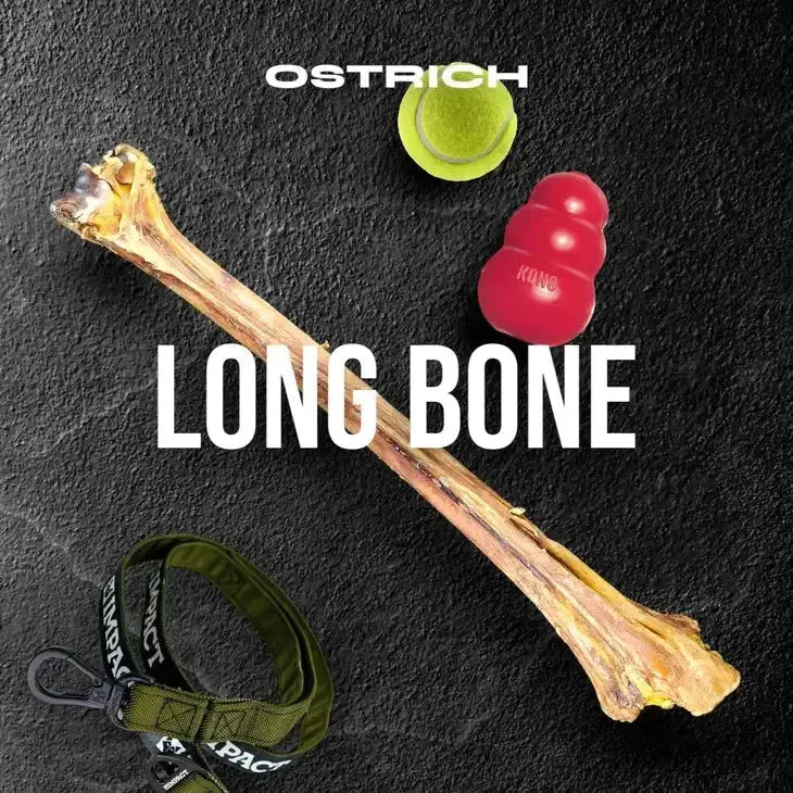 Savannah Ostrich Long Bone Single Ingredient Novel Protein Dog Treat - Talis Us