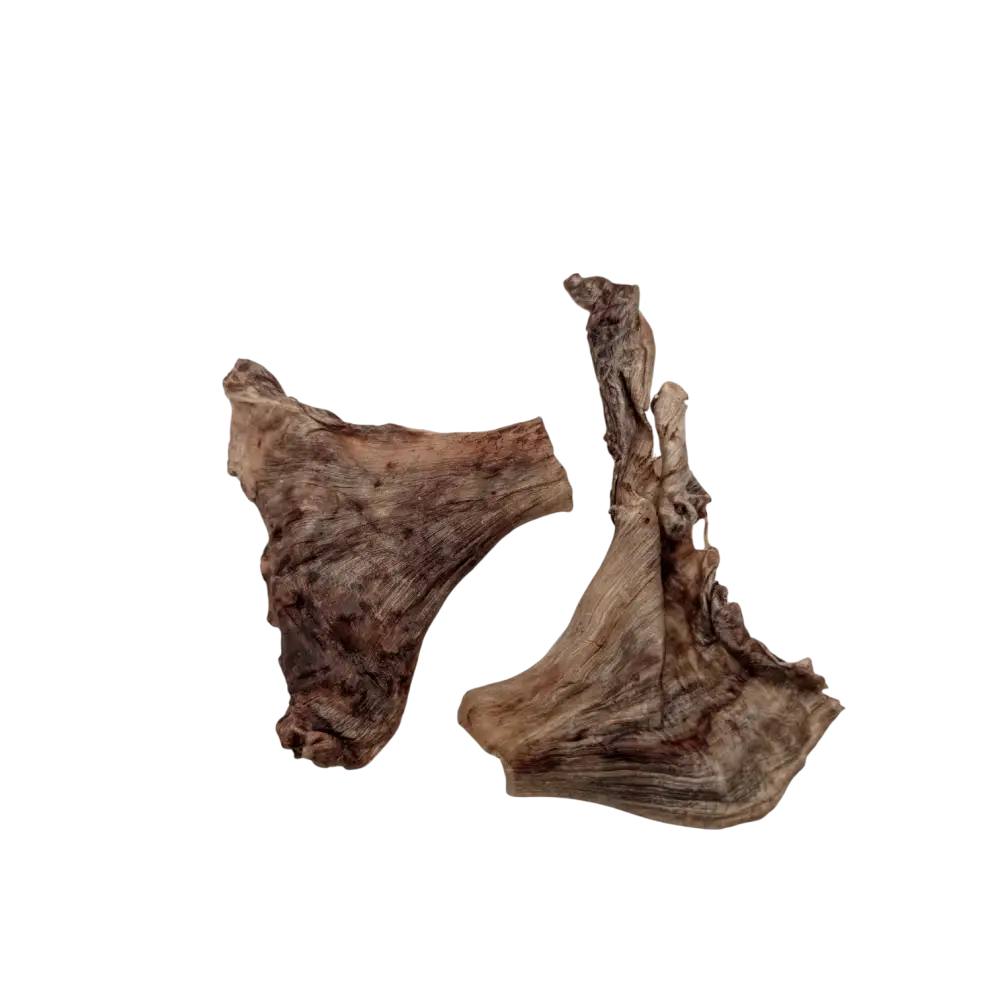Savannah Pet Food ostrich skin dog chew treats, ideal for strong chewers and promoting dental health