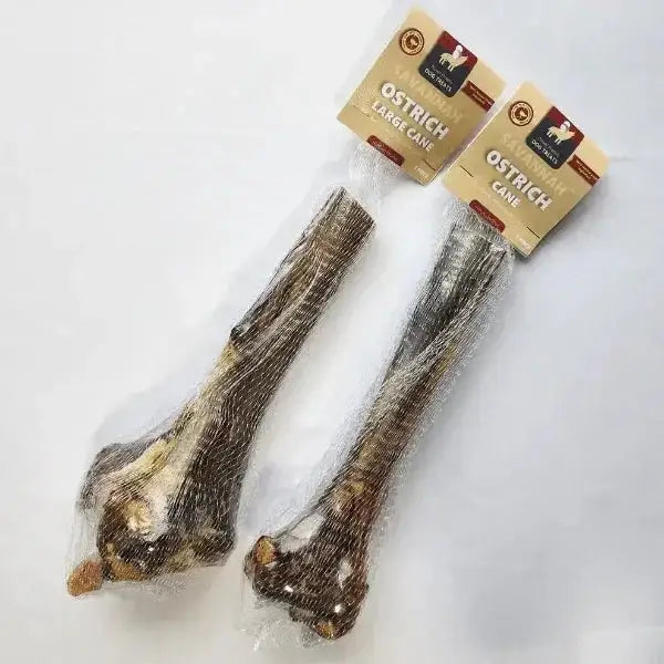 Savannah Splinter - Free Ostrich Cane. Long - lasting, Natural Dog Gnaw Treat - Talis Us