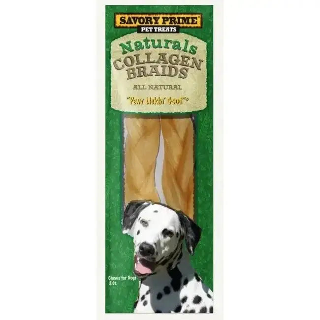 Savory Prime Naturals Collagen Braids – Healthy Chews for Happy Dogs - Talis Us