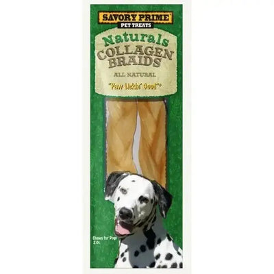 Savory Prime Naturals Collagen Braids – Healthy Chews for Happy Dogs - Talis Us